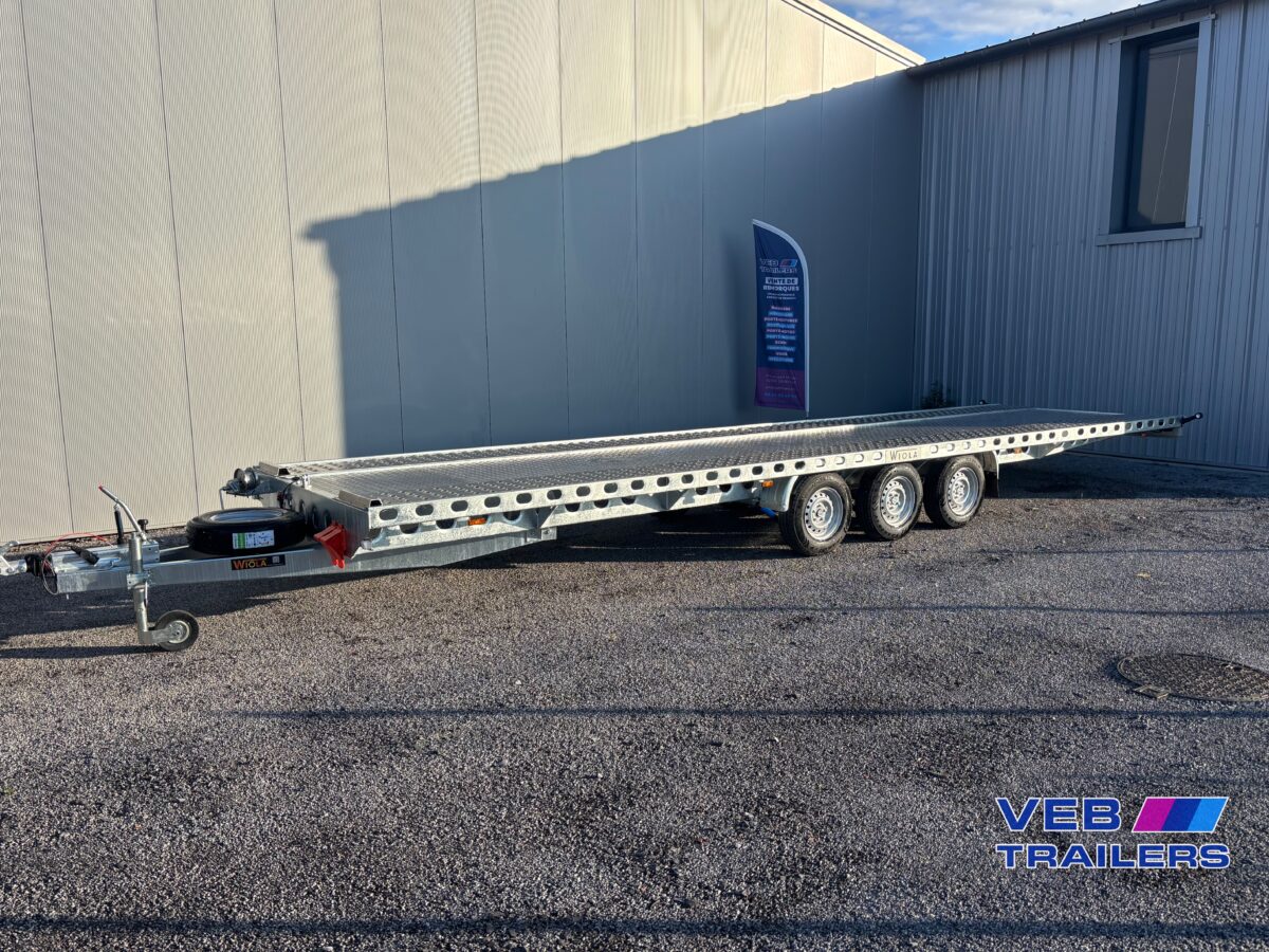 Remorque porte-voiture 8440x2040mm PTAC 3,5T Wiola L35G85