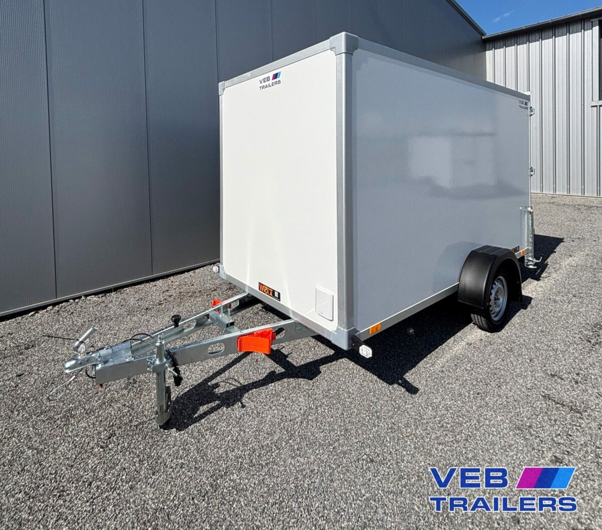 Remorque fourgon 3000x1500mm PTAC 750kg non freinée